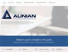Tablet Screenshot of alinian.com